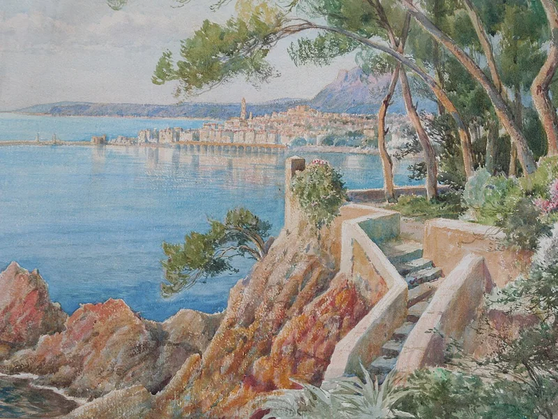 1876-Émile Appay - Menton